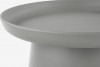 LAGIS Okrągły minimalistyczny stolik kawowy szary szary - zdjęcie 4