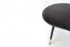 LEVISO Podłużny stolik kawowy do salonu glamour czarny czarny/złoty - zdjęcie 6