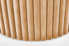 ONDE Drewniany okrągły mały stolik kawowy naturalny - zdjęcie 5