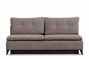 AGAVI, https://konsimo.pl/kolekcja/agavi/ Pikowana kanapa z funkcją spania z toperem ciemnobeżowa ciemny beżowy - zdjęcie