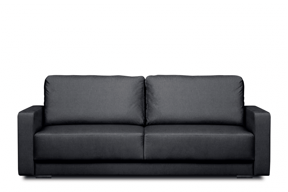 RUVIS Sofa rozkładana do przodu 150x200 cm szara szary - zdjęcie 0