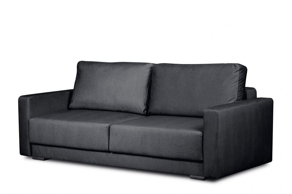 RUVIS Sofa rozkładana do przodu 150x200 cm szara szary - zdjęcie 2