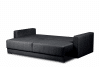 RUVIS Sofa rozkładana do przodu 150x200 cm szara szary - zdjęcie 6