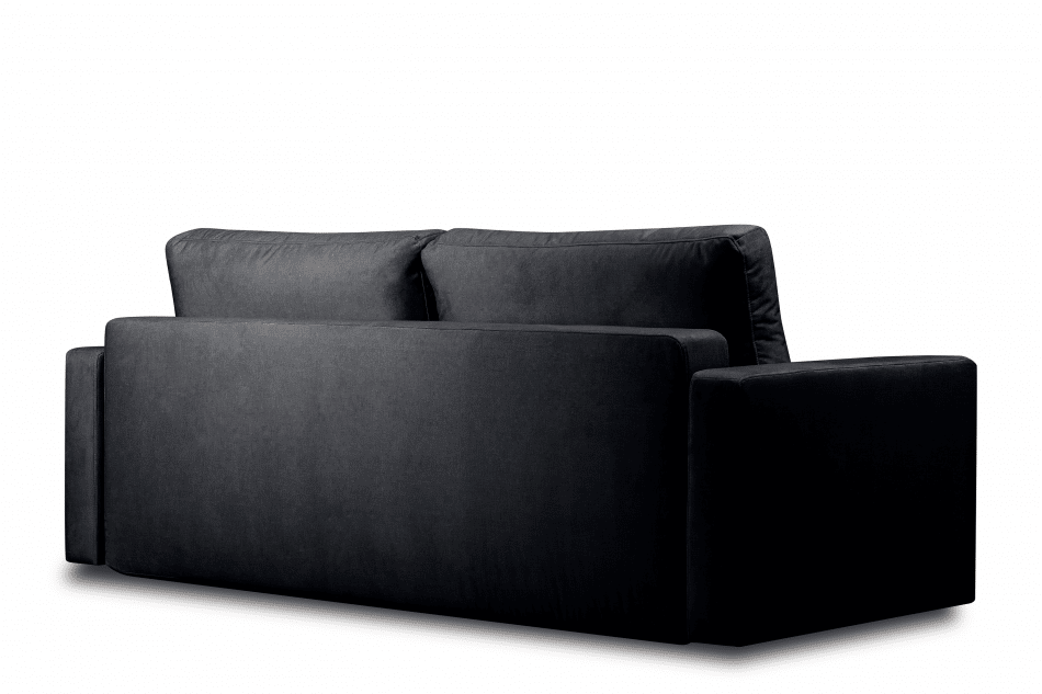 RUVIS Sofa rozkładana do przodu 150x200 cm szara szary - zdjęcie 4