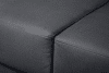 RUVIS Sofa rozkładana do przodu 150x200 cm szara szary - zdjęcie 9