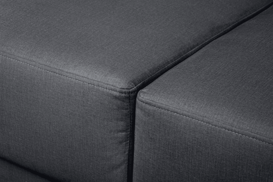 RUVIS Sofa rozkładana do przodu 150x200 cm szara szary - zdjęcie 8