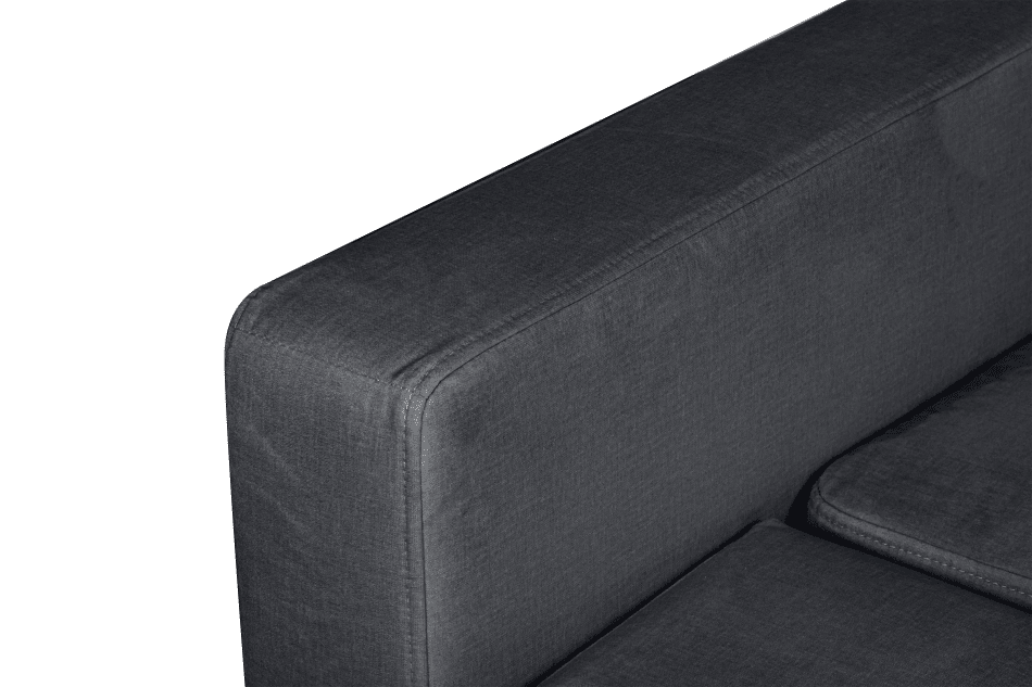 RUVIS Sofa rozkładana do przodu 150x200 cm szara szary - zdjęcie 7