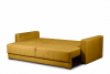 RUVIS Sofa rozkładana do przodu 150x200 cm żółta żółty - zdjęcie 5