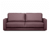 RUVIS Sofa rozkładana do przodu 150x200 cm różowa różowy - zdjęcie 1