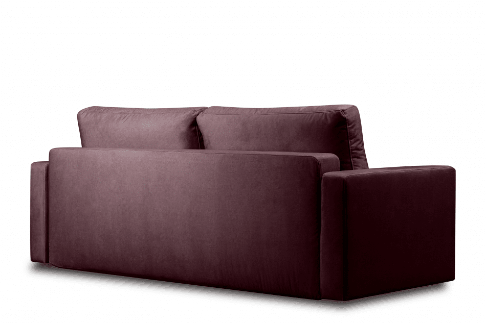 RUVIS Sofa rozkładana do przodu 150x200 cm różowa różowy - zdjęcie 3