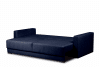 RUVIS Sofa rozkładana do przodu 150x200 cm granatowa granatowy - zdjęcie 4