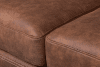 HOLCO Nowoczesny lewy narożnik na nóżkach brązowy brązowy - zdjęcie 9