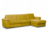 ALOPI Narożnik prawy z funkcją spania z materacem żółty żółty - zdjęcie 3
