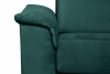 ALOPI Narożnik prawy z funkcją spania z materacem ciemnozielony ciemny zielony - zdjęcie 10