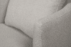 RAGGI Fotel obrotowy boucle jasnoszary baranek jasny szary - zdjęcie 11