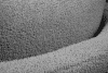 RAGGI Fotel obrotowy boucle ciemnoszary baranek ciemny szary - zdjęcie 11