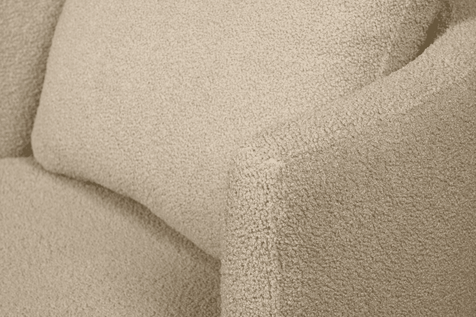 RAGGI Fotel obrotowy boucle beżowy beżowy - zdjęcie 11