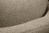 RAGGI Fotel obrotowy baranek boucle ciemnobeżowy ciemny beżowy - zdjęcie 12