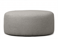 Puf boucle baranek jasnoszary