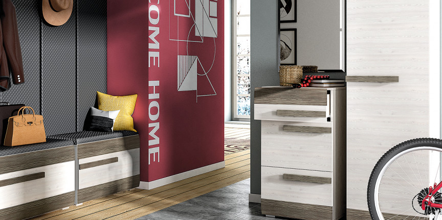 meble do przedpokoju z siedziskiem