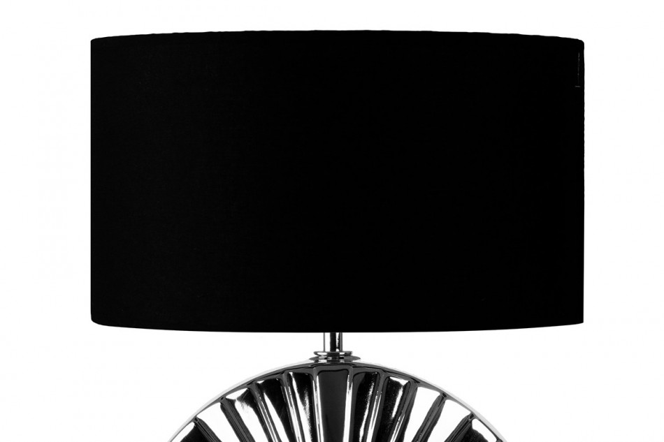 RITIM Czarna nowoczesna lampa stołowa 2szt. srebrny/czarny - zdjęcie 3