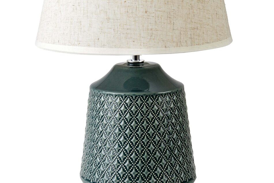 SOPI Lampa stołowa w stylu retro 2szt. beżowy/morski - zdjęcie 5