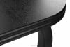 ALTIS Duży stół rozkładany 200 cm vintage czarny czarny - zdjęcie 10