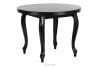 ALTIS Okrągły stół rozkładany glamour czarny czarny - zdjęcie 3