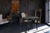 ALTIS Okrągły stół rozkładany glamour czarny czarny - zdjęcie 9
