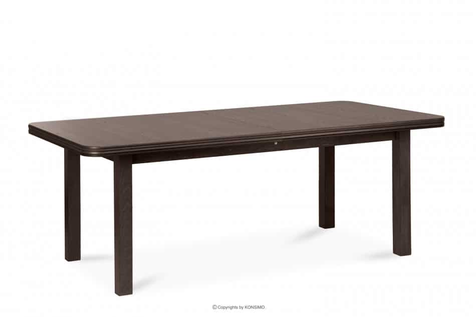 COSPE Duży stół do salonu rozkładany orzech orzech ciemny - zdjęcie 2