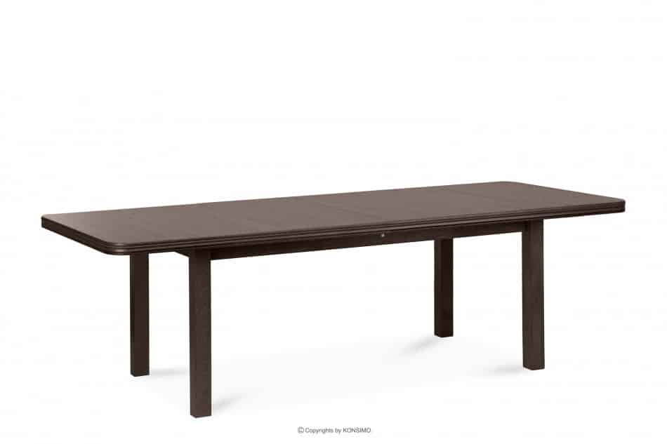 COSPE Duży stół do salonu rozkładany orzech orzech ciemny - zdjęcie 3