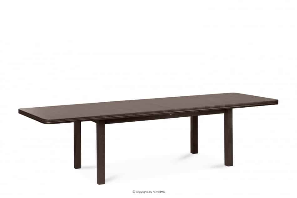 COSPE Duży stół do salonu rozkładany orzech orzech ciemny - zdjęcie 4