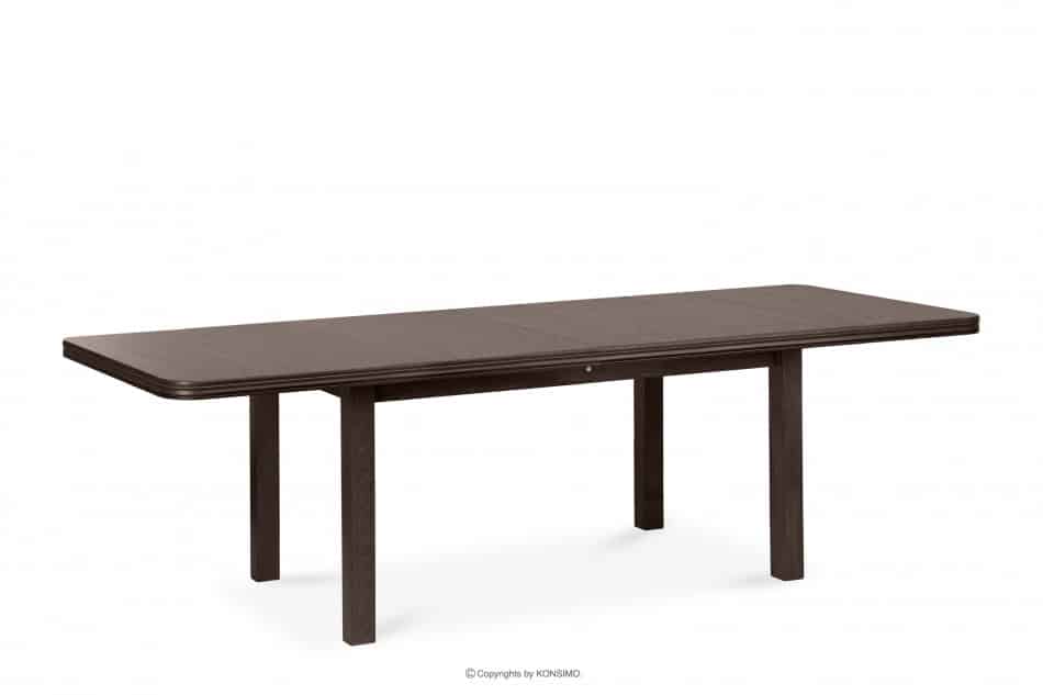 COSPE Stół do salonu rozkładany 140 cm orzech orzech ciemny - zdjęcie 4