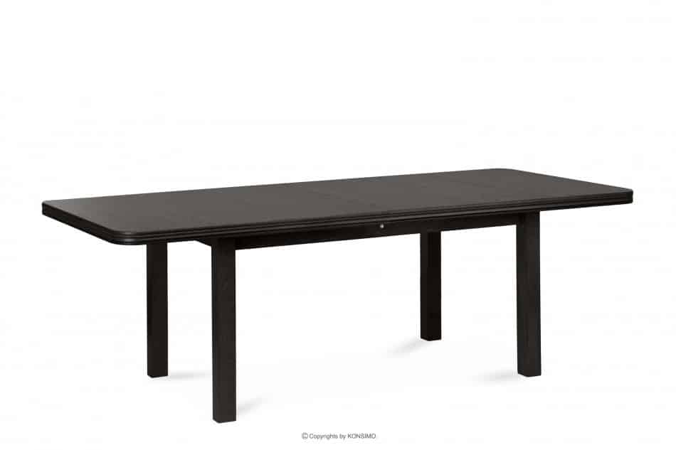 COSPE Stół do salonu rozkładany 160 cm wenge wenge - zdjęcie 4
