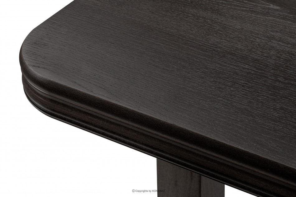 COSPE Stół do salonu rozkładany 160 cm wenge wenge - zdjęcie 6