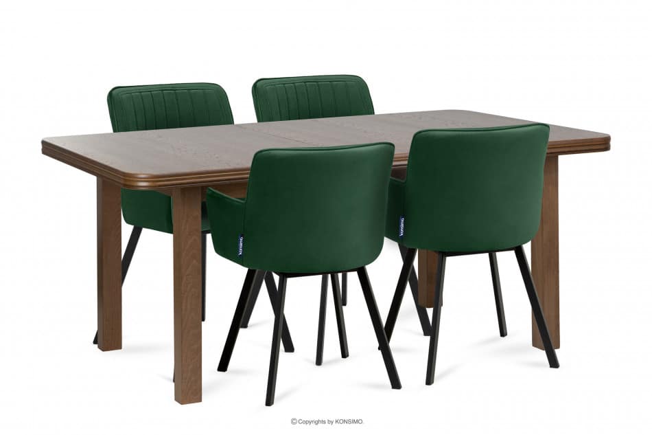 COSPE Stół do salonu rozkładany 160 cm lefkas dąb lefkas - zdjęcie 9