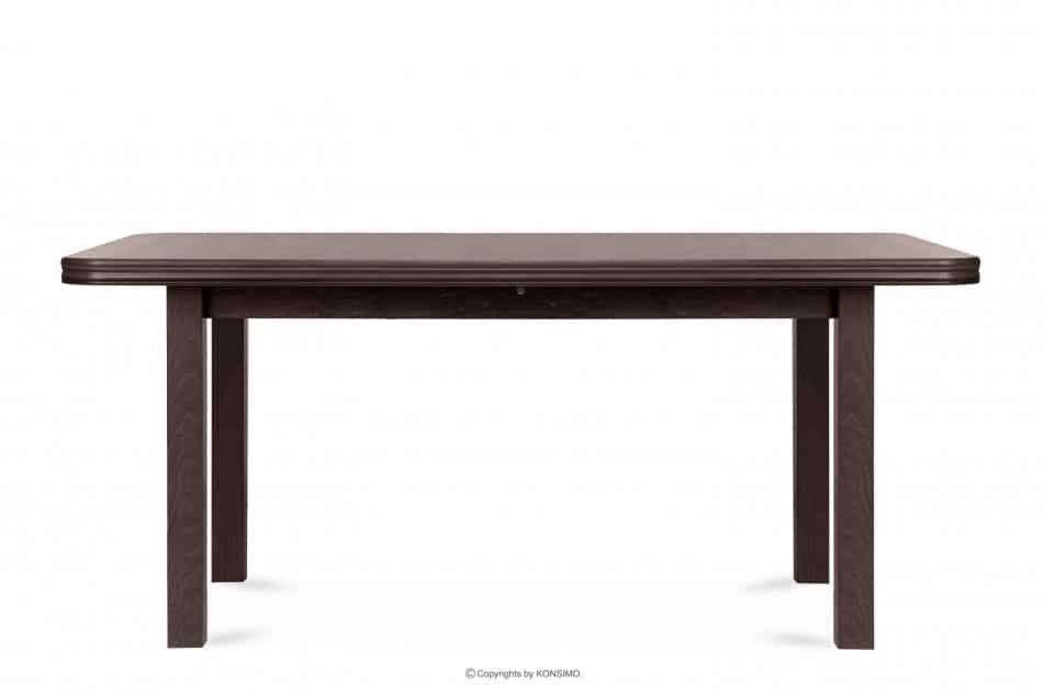 COSPE Stół do salonu rozkładany 160 cm orzech orzech ciemny - zdjęcie 0