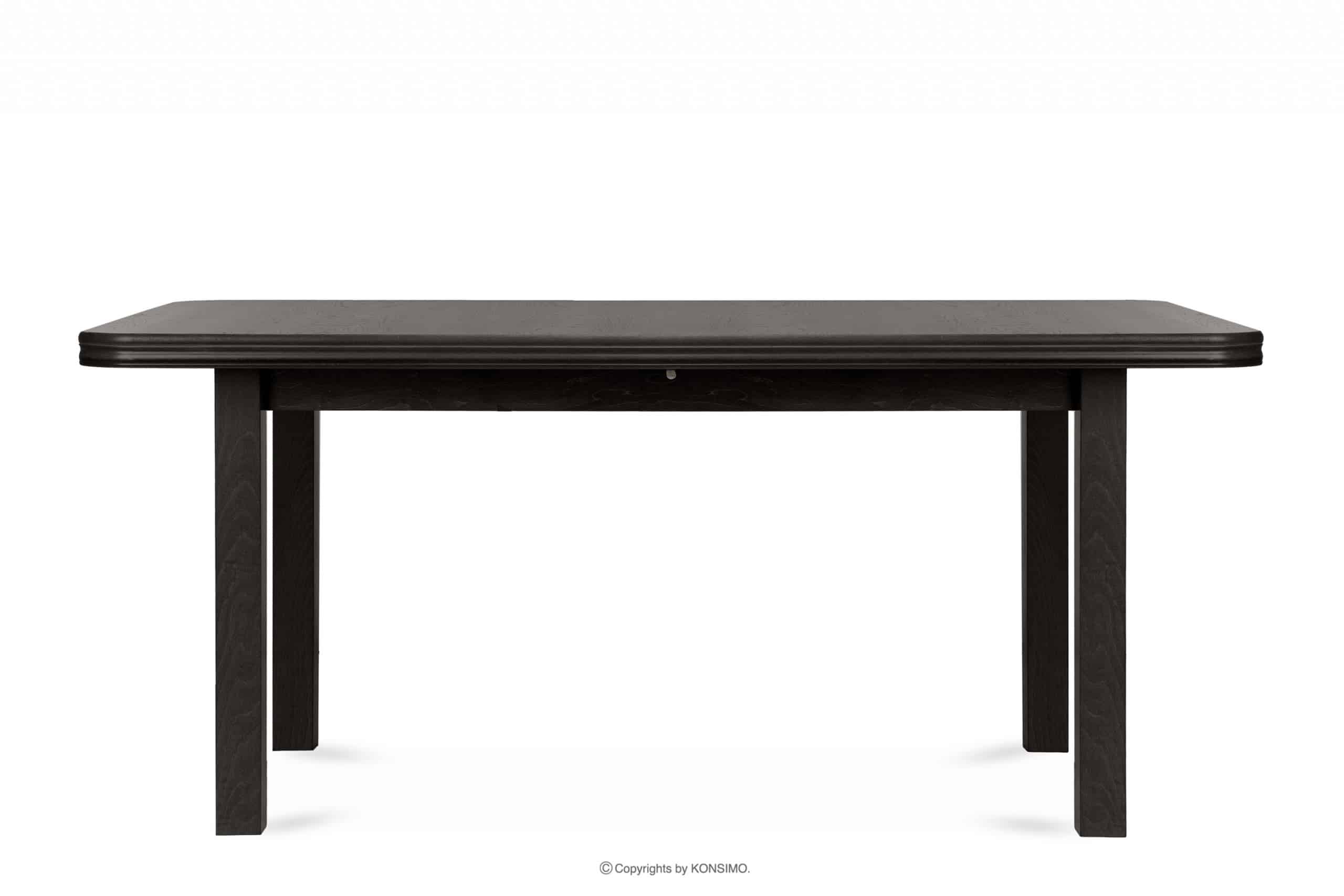 Duży stół do salonu rozkładany 140 cm wenge