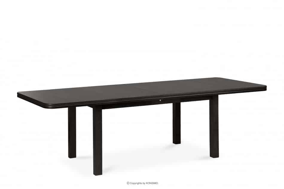 COSPE Duży stół do salonu rozkładany 140 cm wenge wenge - zdjęcie 4