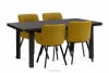 COSPE Duży stół do salonu rozkładany 140 cm wenge wenge - zdjęcie 9