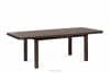 COSPE Duży stół do salonu rozkładany 160 cm orzech orzech ciemny - zdjęcie 5