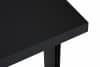 CETO Stół w stylu loftowym matowy czarny czarny - zdjęcie 6