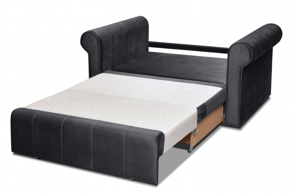 LAVIO Sofa velvet glamour z dodatkowymi poduszkami szara szary - zdjęcie 2