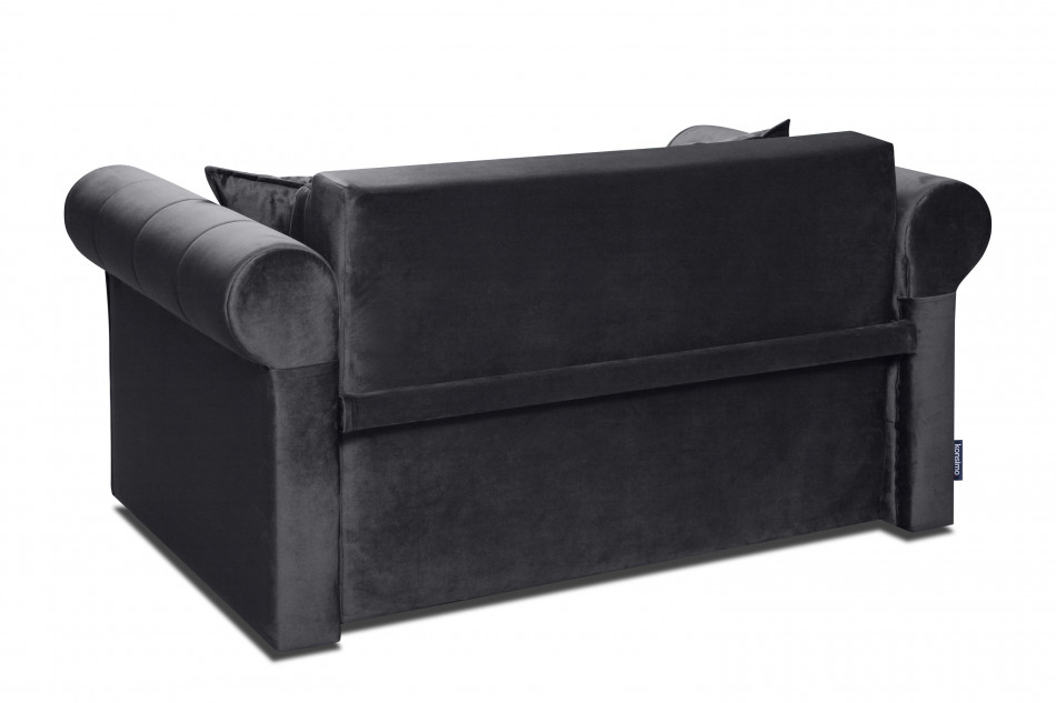 LAVIO Sofa velvet glamour z dodatkowymi poduszkami szara szary - zdjęcie 3