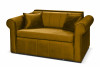 LAVIO Sofa velvet glamour z dodatkowymi poduszkami musztardowa musztardowy - zdjęcie 1