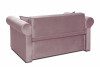 LAVIO Sofa velvet glamour z dodatkowymi poduszkami różowa różowy - zdjęcie 4