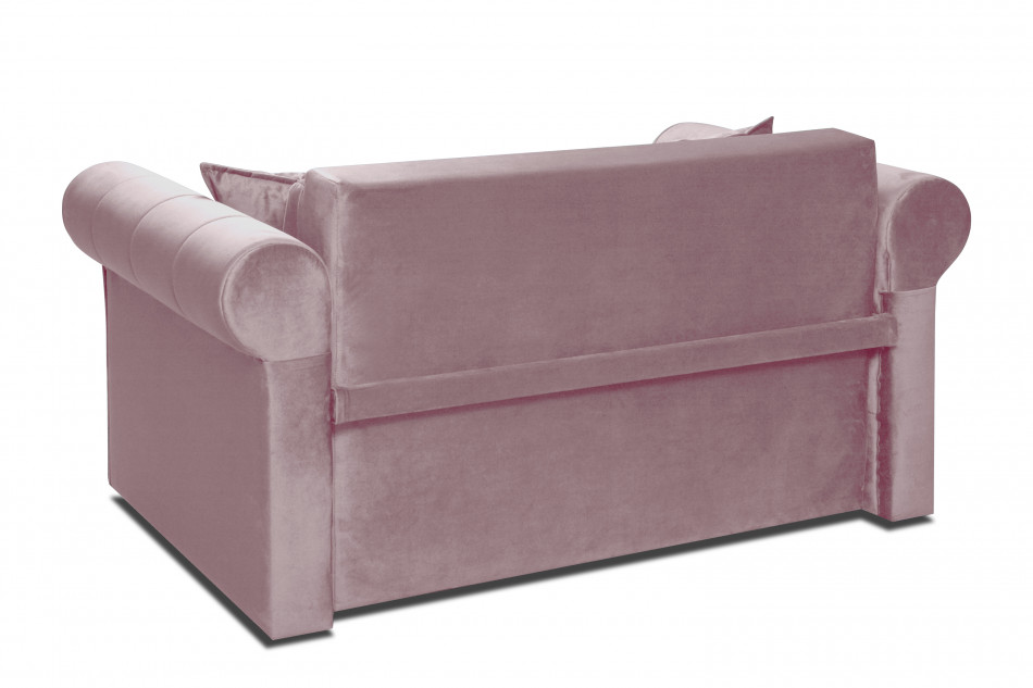 LAVIO Sofa velvet glamour z dodatkowymi poduszkami różowa różowy - zdjęcie 3