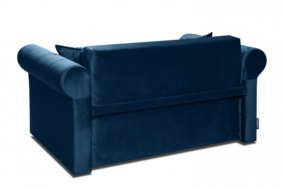 LAVIO Sofa velvet glamour z dodatkowymi poduszkami granatowa granatowy - zdjęcie 3
