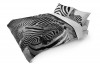 FEROS Czarno-biała pościel z zebrą 160x200 cm czarny/biały - zdjęcie 3