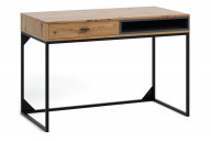 Biurko modernistyczne czarne dąb artisan